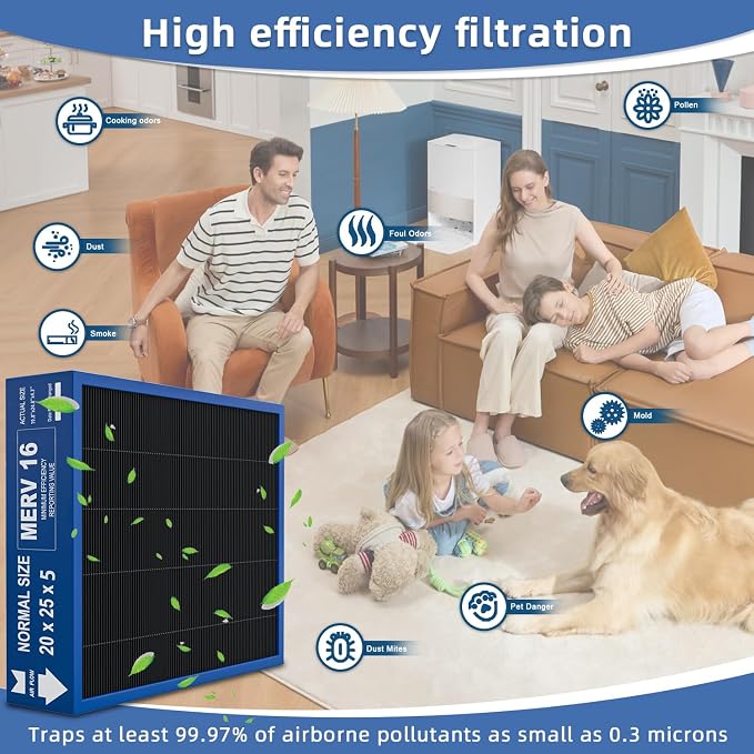 20x25x5 Merv 16 Air Filter Compatible - Image 5