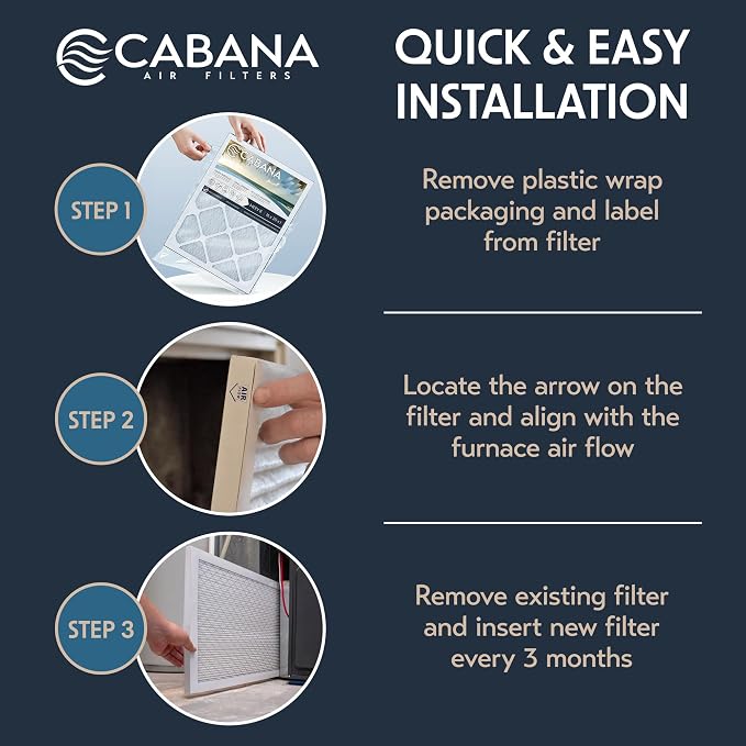 Cabana Filters 6-Pack 18x24x1 MERV 11 AC Furnace Air Filter - Image 3