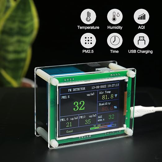 Air Quality Monitor pm2.5 pm10 pm1.0 Detector Indoor air Quality Monitor - Image 7
