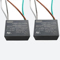 HQRP 2-Pack Ceiling Fan Capacitor CBB61 4.7uf+1uf 4-Wire by HQRP