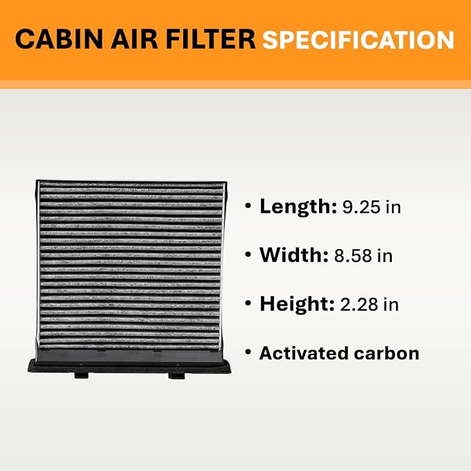 Engine Air Filter&Cabin Air Filter Combo Fits Subaru Forester 2009-2018 - Image 7