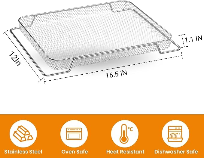 Air Fryer Basket for Breville Smart Oven Air Fryer Pro, Mesh Tray for Oven - Image 2