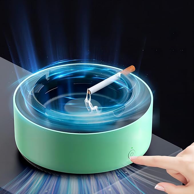 Smokeless Ashtray, 2 in 1 Air Purifier Multifunctional Smokeless Ashtrays by Yinhamnl