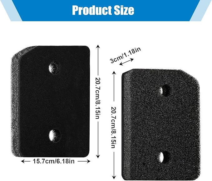 4PCS Dryer Replaces Sponge for T1/T2 9164761 Dryer Models, Tumble Dryer Heat - Image 6