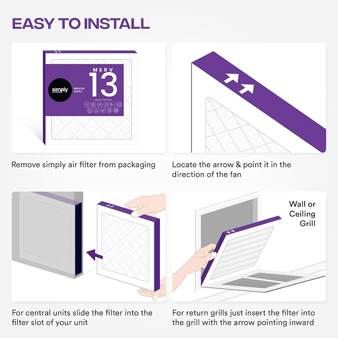 Simply 14x24x1 Air Filter, Merv 13, 6 Pack, - Image 11