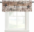 Rustic Star Brown Curtain Valances by Unknown