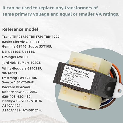 Criditpid 90-T40F3 Class 2 Transformers Thermostat Energy Limiting - Image 4