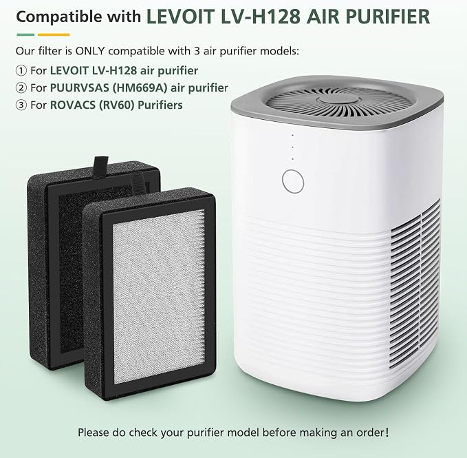 isinlive LV-H128 Air Purifier Replacement Filter Compatible - Image 3