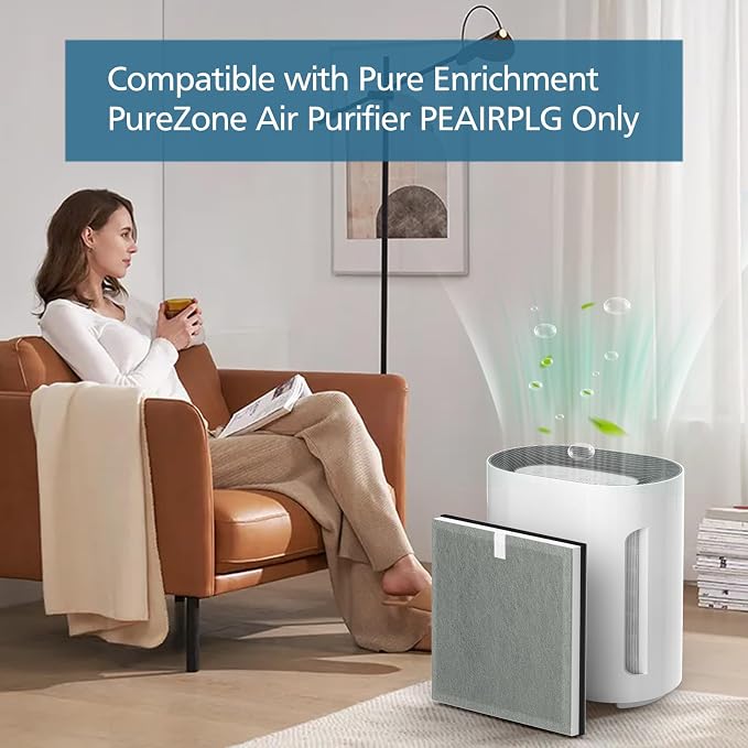 2-Pack 3-in-1 Purezone Replacement Filter, Compatible - Image 3