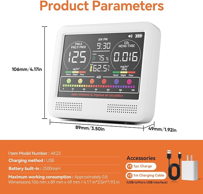 16-in-1 Indoor Air Quality Monitor - Image 8
