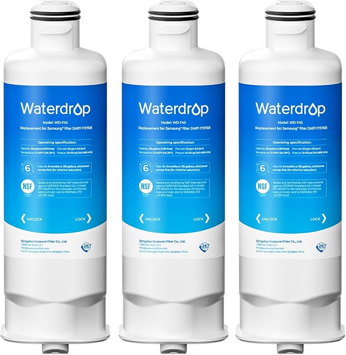 Waterdrop WD-F45 Replacement for Samsung® DA97-17376B, HAF-QIN/EXP, DA97-08006C by Waterdrop