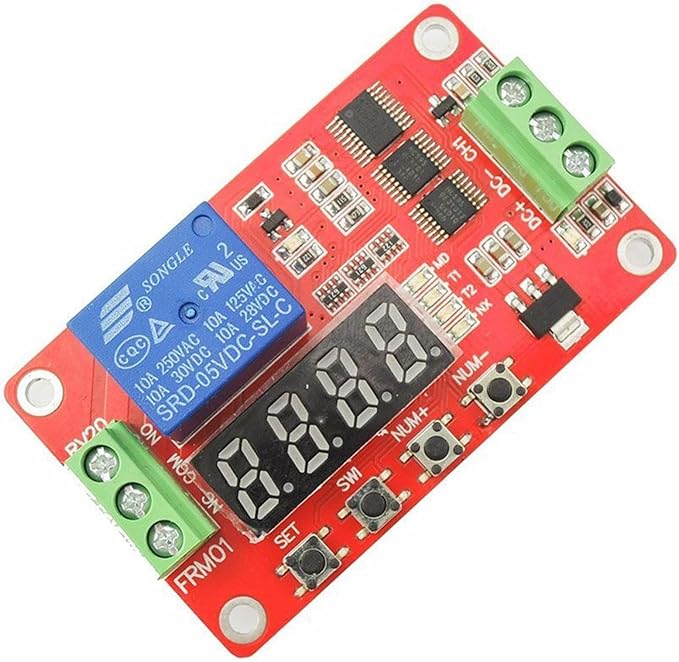 SEIWEI 5 V FRM01 Multifunction Infinite Loop Timing Self-Lock Relay Cycle Timer by Unknown