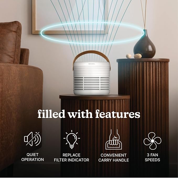 Homedics Air Purifier True HEPA Filter - Image 3