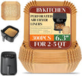 BYKITCHEN 300PCS Small Perforated Disposable Air Fryer Liners by BYKITCHEN