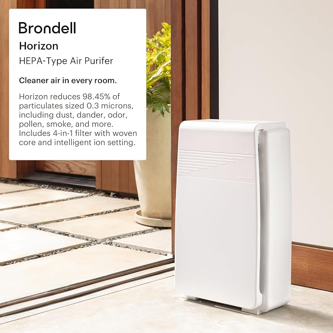 Brondell Horizon O2+ Air Purifier P200, 5 Stage Filtration System Filter and - Image 2
