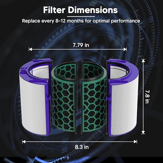 TP04 Replacement Filter for Dyson TP04 HP04 DP04 TP05 DP05 Air Purifier for - Image 8