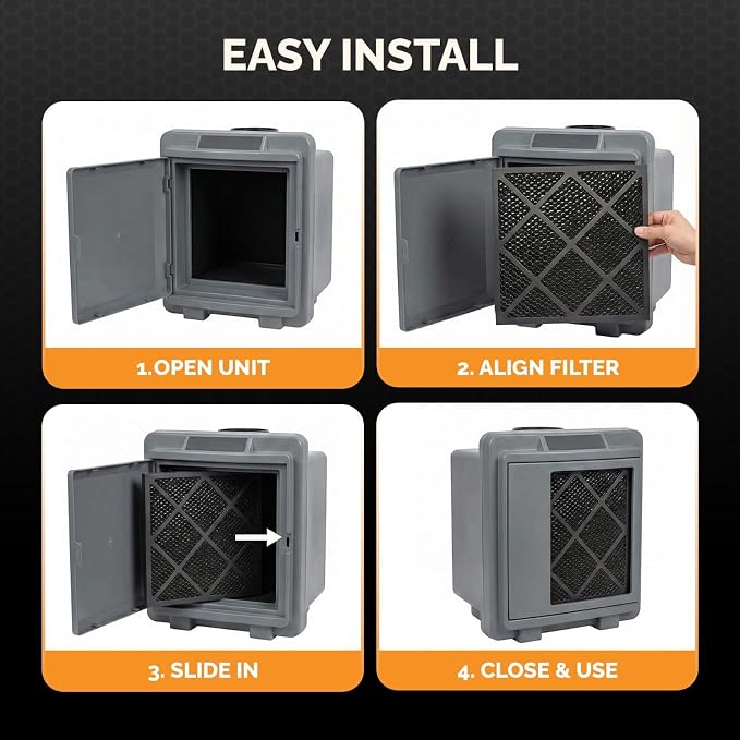 Tiger Tough HEPA 500 Activated Carbon Filter 16x16x1 – Replacement Air Purifier - Image 7