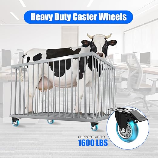4 in Plate Caster Wheels - Image 7