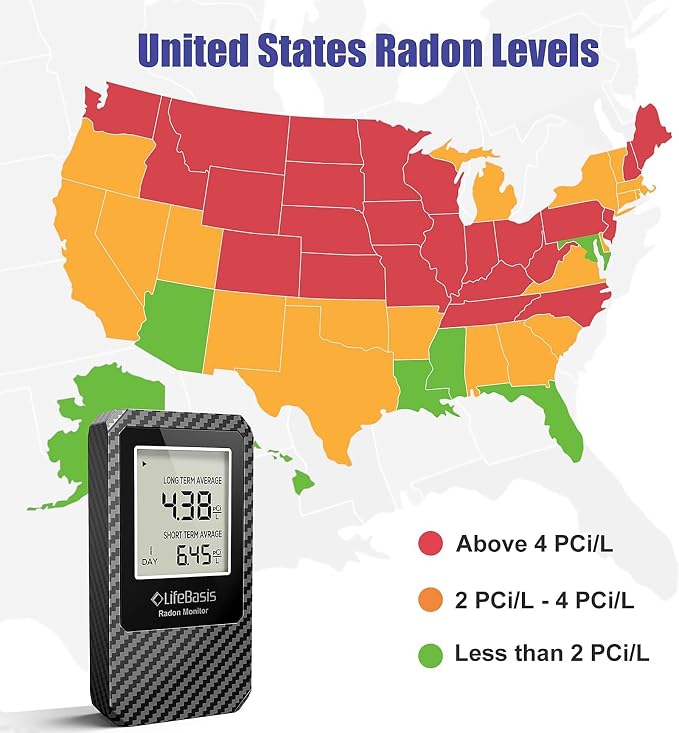 LifeBasis Radon Detector, Radon Test - Image 3