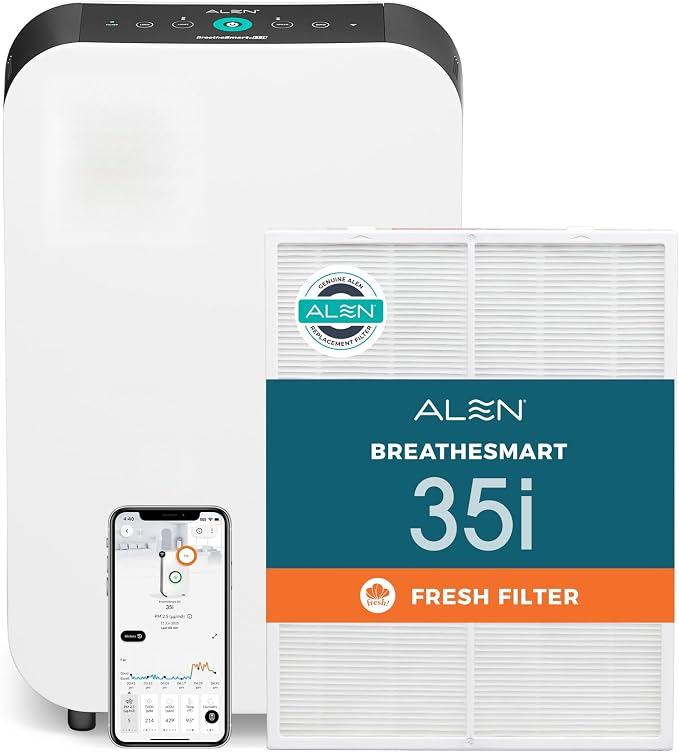 Alen 35i HEPA Air Purifier, Advanced Filter, Covers 1, 400 Sq Ft | by AlenCorp