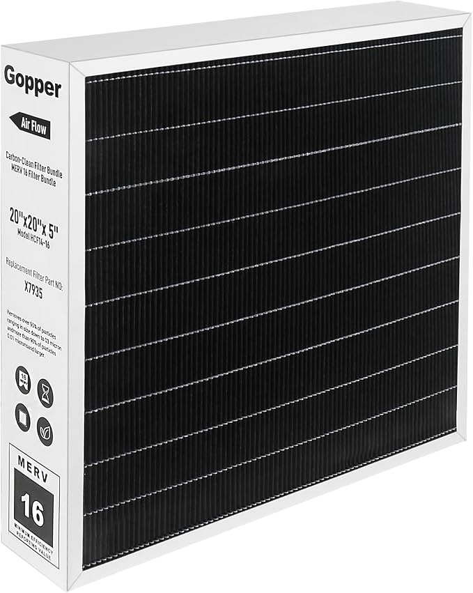 X7935 20x20x5 Air Filter MERV 16, Replacement Media - Image 9