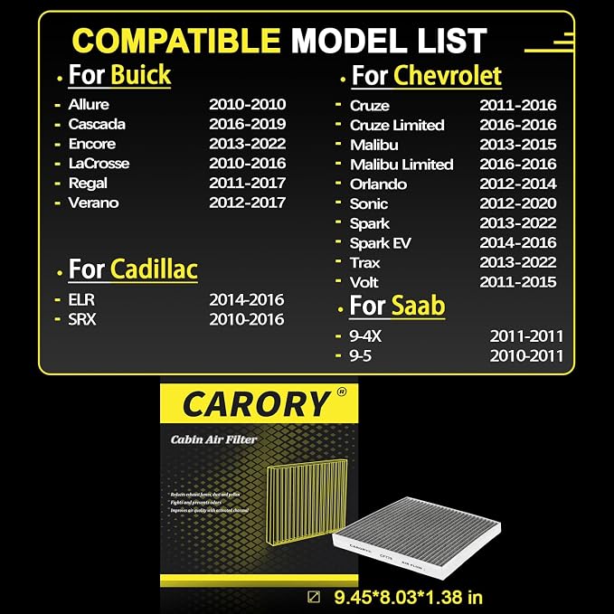Cabin Air Filter w/Activated Carbon - Image 3