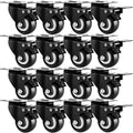 1.5" Casters Set of 16 Heavy-Duty Industrial Caster Wheels by GcFoir