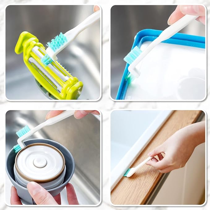 16 Pcs Small Household Cleaning Brushes, Deep Detail Crevice Cleaner Brush - Image 7
