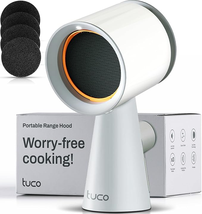 TUCO Portable Range Hood, Countertop Kitchen Exhaust Fan by TUCO
