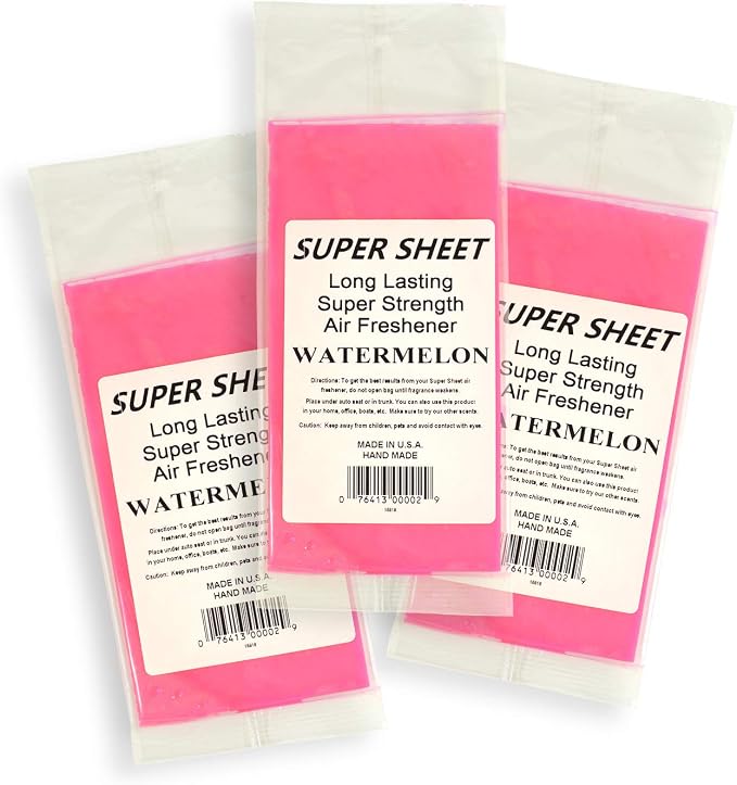 Super Sheet Small Under Seat Car Air Freshener by Jenray