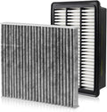 Cabin & Engine Air Filter Fit for 2007-2009 Hyundai Santa Fe Activated Carbon by Forccord