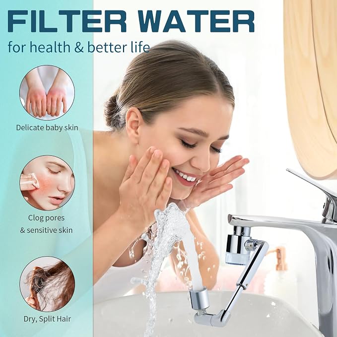 CECEFIN 1440ºSink-Water-Filter Faucet-Extender 3.0 Telescopic - Image 4