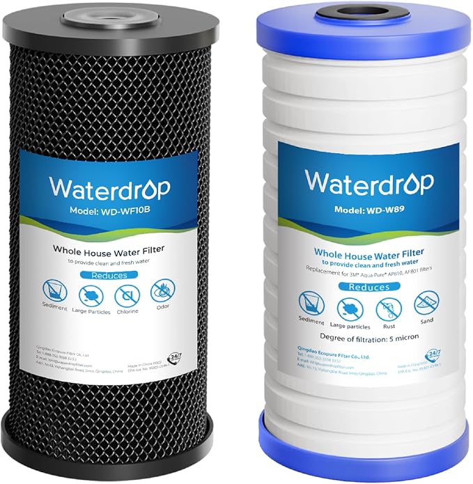 Waterdrop WF10BG Whole House Water Filter, Compatible by Waterdrop