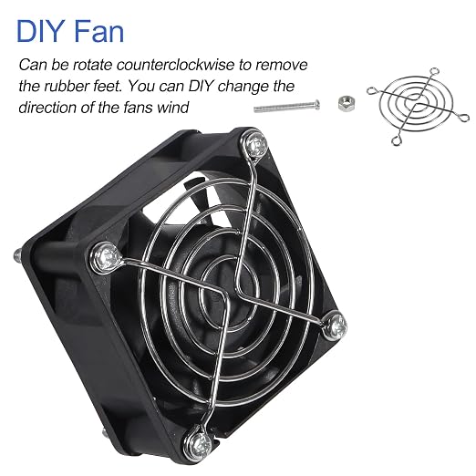 UMLIFE 4-Pack Quiet 60mm USB Fan Dual-Ball Bearings, 60mm x 60mm x 25mm 5V - Image 6