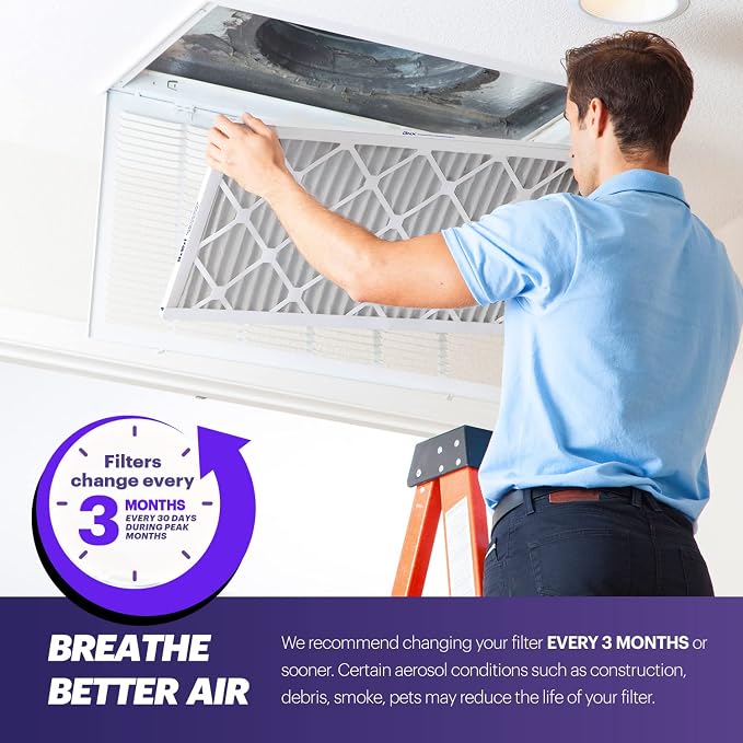 BNX TruFilter 16x25x1 Air Filter MERV 8 - Image 7
