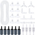 Pawfly Aquarium 25 Feet Airline Tubing Standard Air Pump Accessories Set by Pawfly
