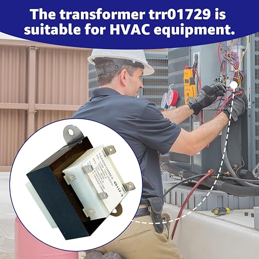 120V to 24V TRR01729 HVAC Furnace Transformer, Compatible - Image 2