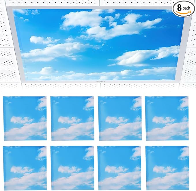 Torixqi 8 Pcs Fluorescent Light Covers by Torixqi