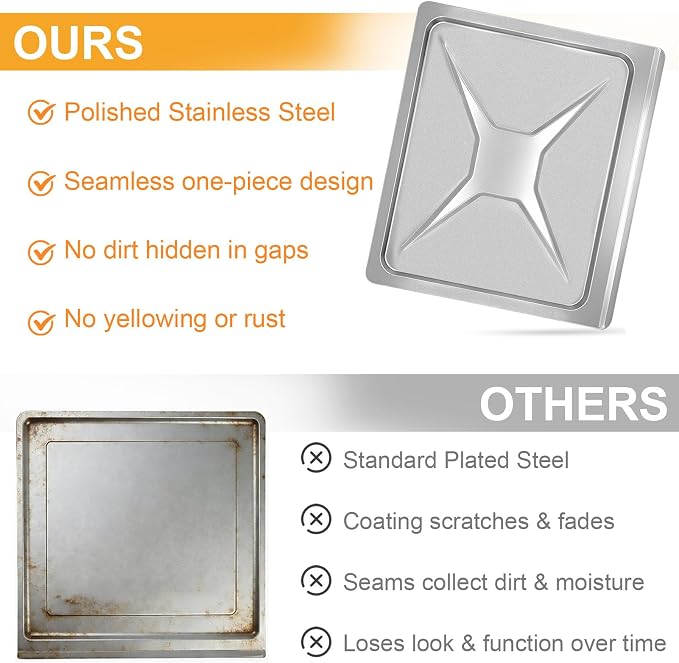 Air Fryer Drip Pan for Kalorik MAXX 26 Quart Air Fryer Oven Combo, 12.5×11×0.3 - Image 8