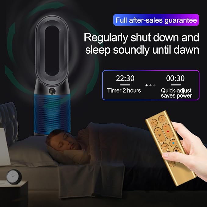 Replacement Remote for Dyson HP06/HP05/HP04 Pure Hot+Cool Fan-Gold | Easy to use - Image 4