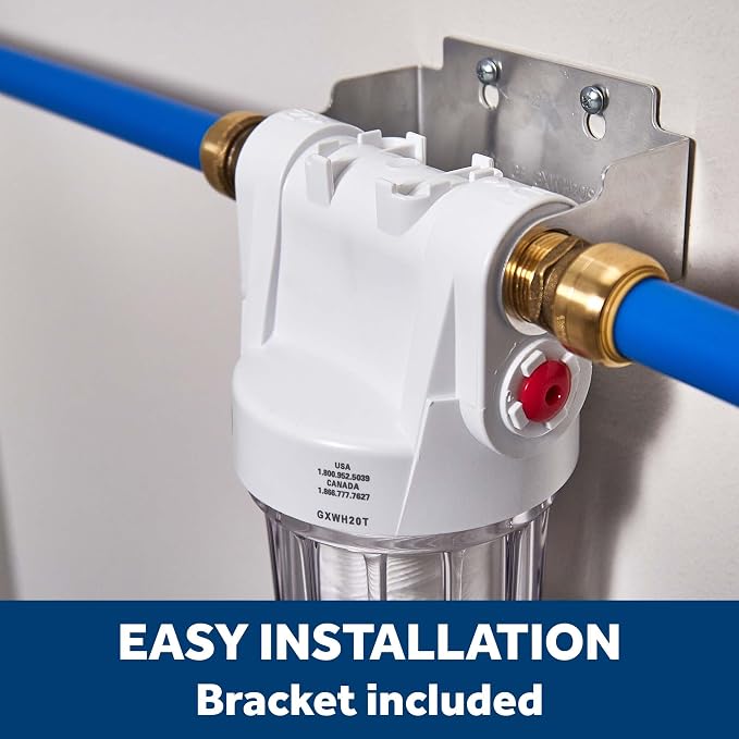 GE Whole House Water Filtration System, Rust & More, Install Kit & Accessories - Image 3