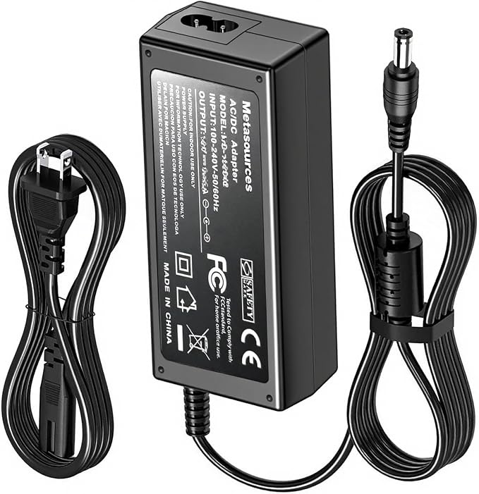 24V 2A AC/DC Adapter Compatible by Metasources