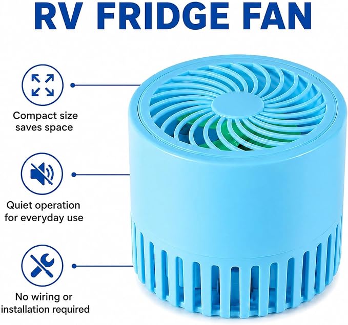 RV Refrigerator Fan, Low Noise, 3000 RPM Motor - Image 3