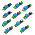 10PCS NE555 DC 5V Delay Timer Relay Switch Module Adjustable 0-10 Seconds by Dorhea