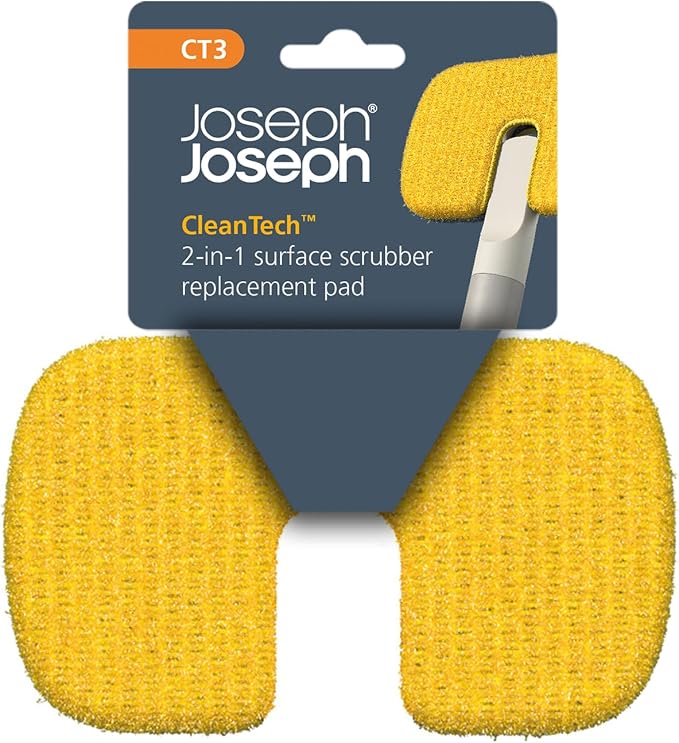 Joseph Joseph CleanTech CT3 Surface Scrubber Replacement Pad, Microfibre & - Image 5