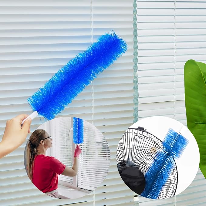 Fan Cleaner Brush，Fan Brush Cobweb Duster Microfiber Duster Ideal - Image 3