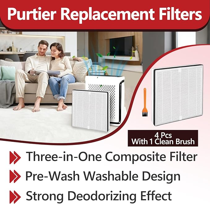 4 Pcs H7124 Replacement Filters Compatible - Image 2