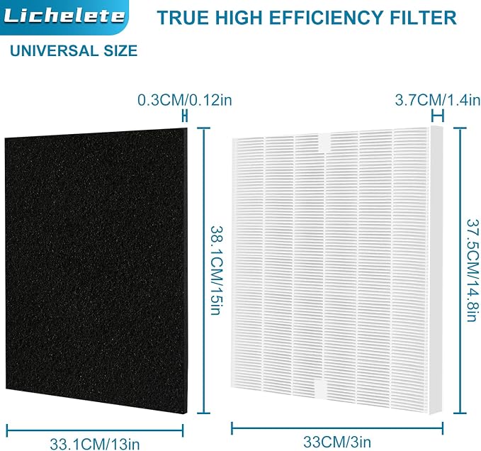 3 Pack+ 3 Carbon Filters AP-1512HH 200M Filter Set Compatible - Image 3