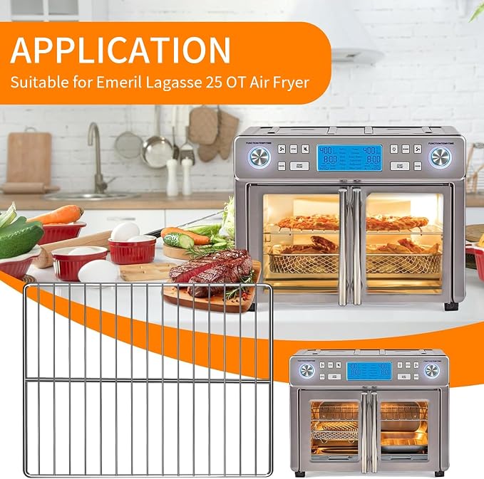 Air Fryer Grill Rack for Emeril Lagasse Emeril Lagasse Dual Zone 360 Air Fryer - Image 3