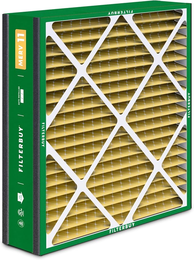 Filterbuy 20x25x5 Air Filter MERV 11 Superior Pet & Allergy Defense, Pleated - Image 9